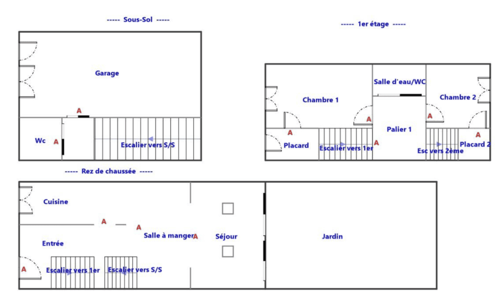 Photo 2/3 - maison 4 pièces 102 m² à Clamart
